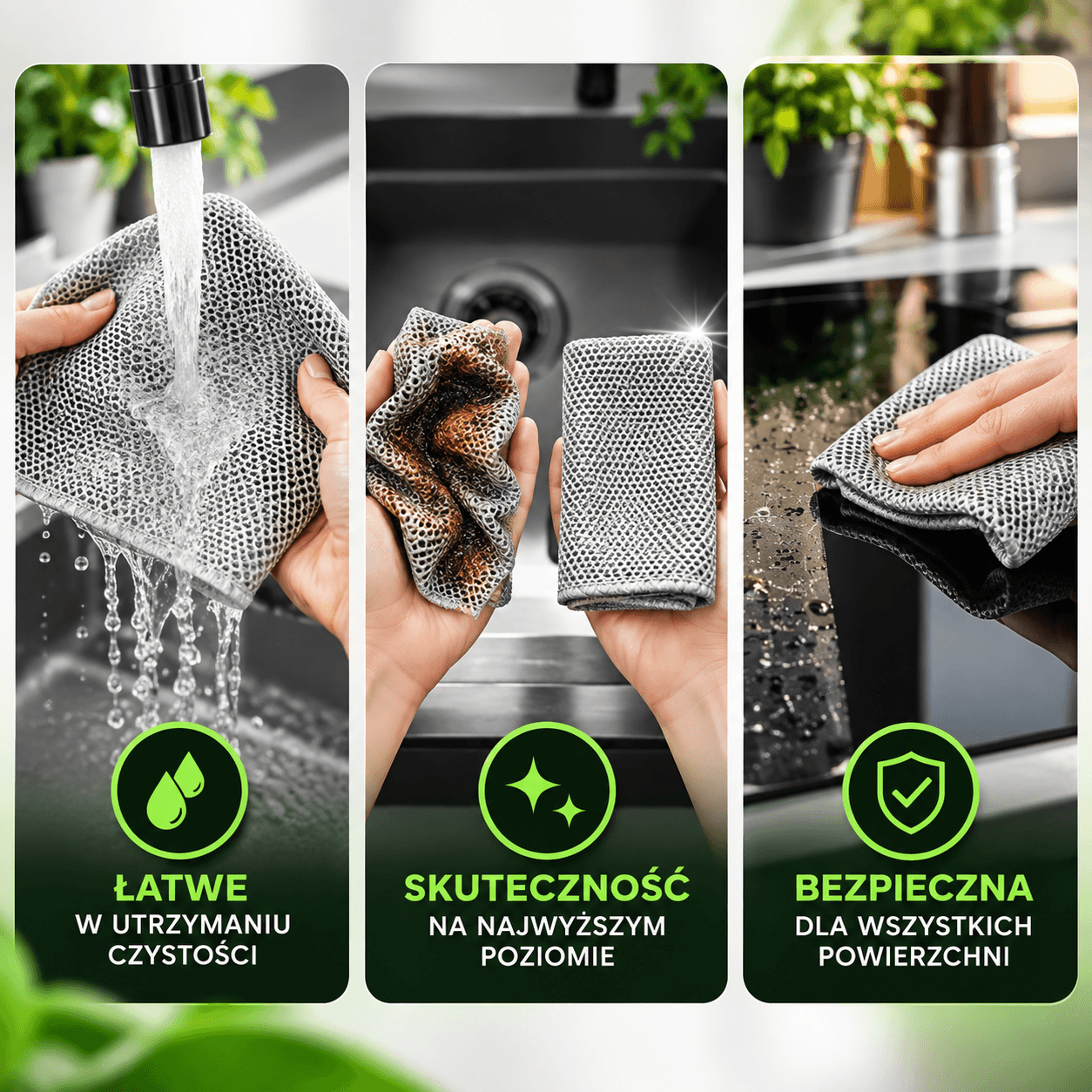 Jedna ściereczka. Wiele możliwości. ✨