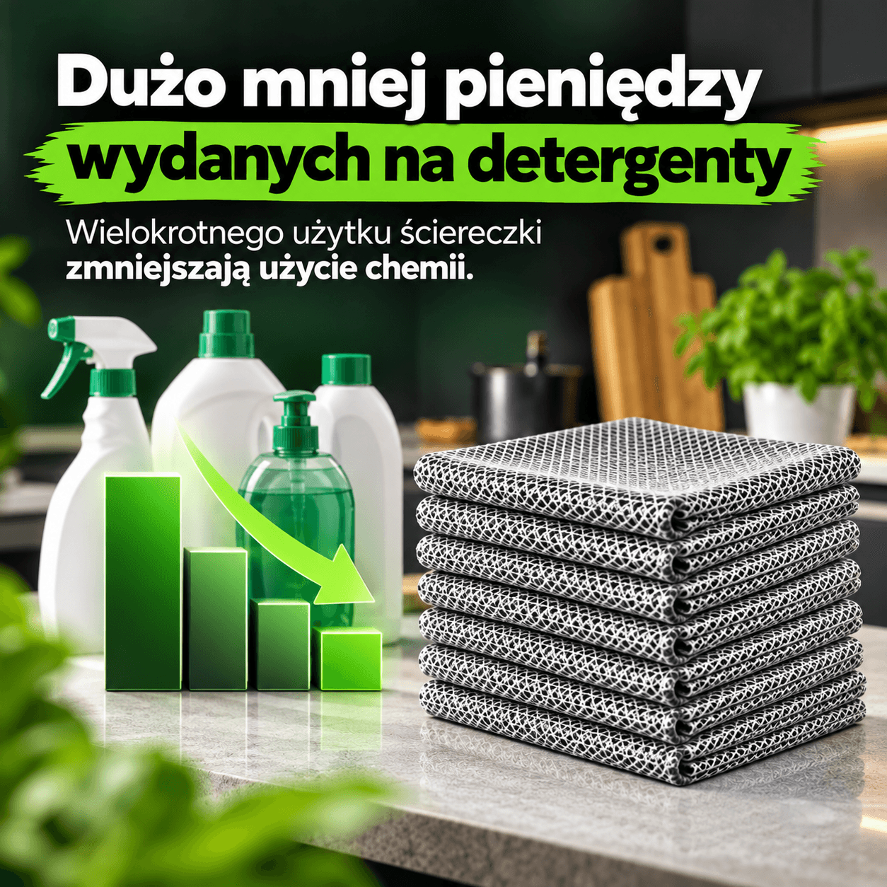 Mniej wydatków na chemię do sprzątania!